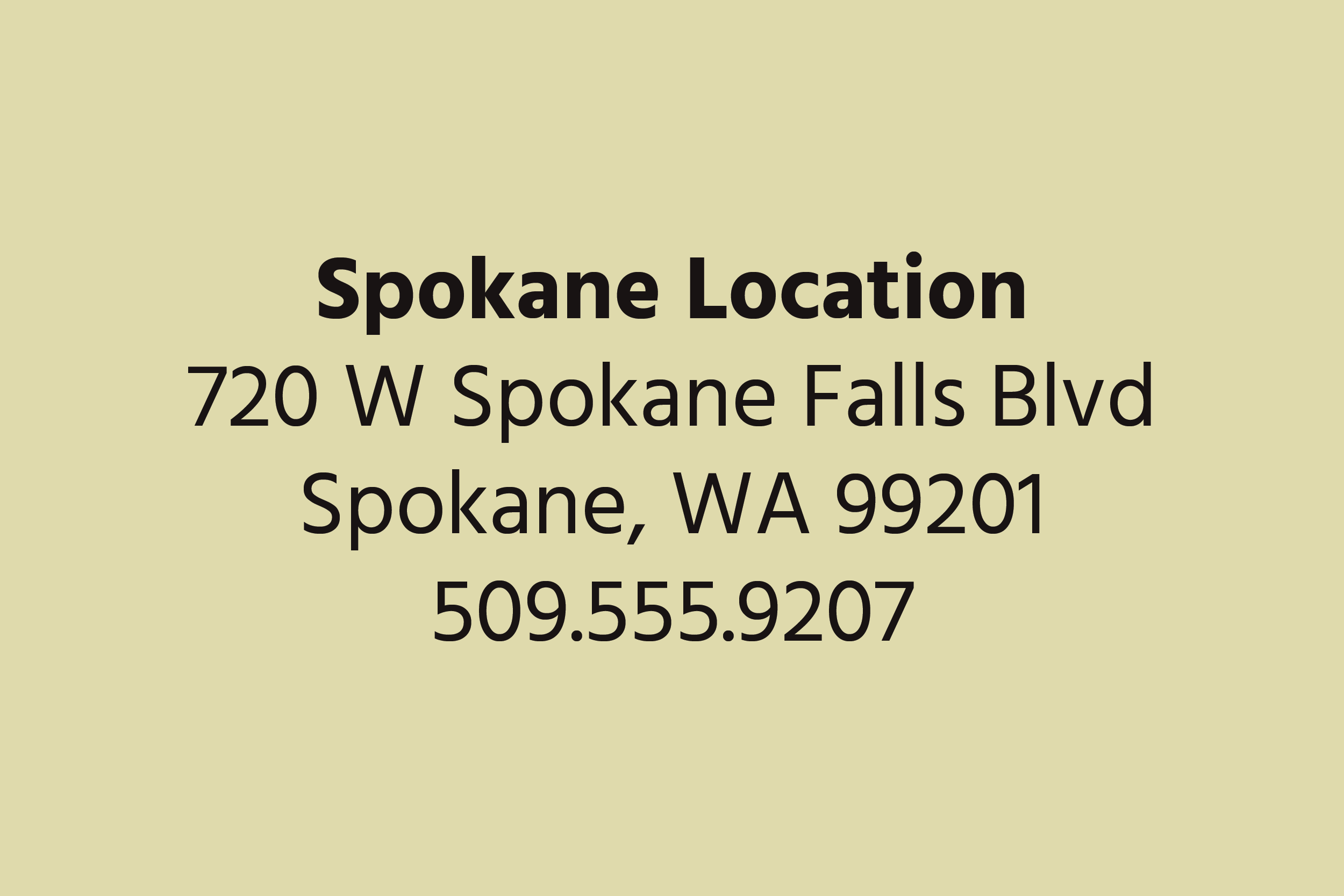 Spokane Location
